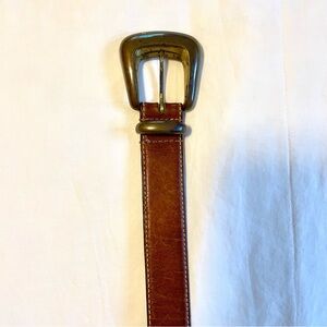 Vintage Ranger Belt Brown Leather